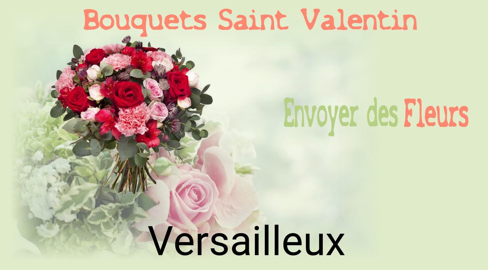 Roses de Saint-Valentin livrées à Versailleux